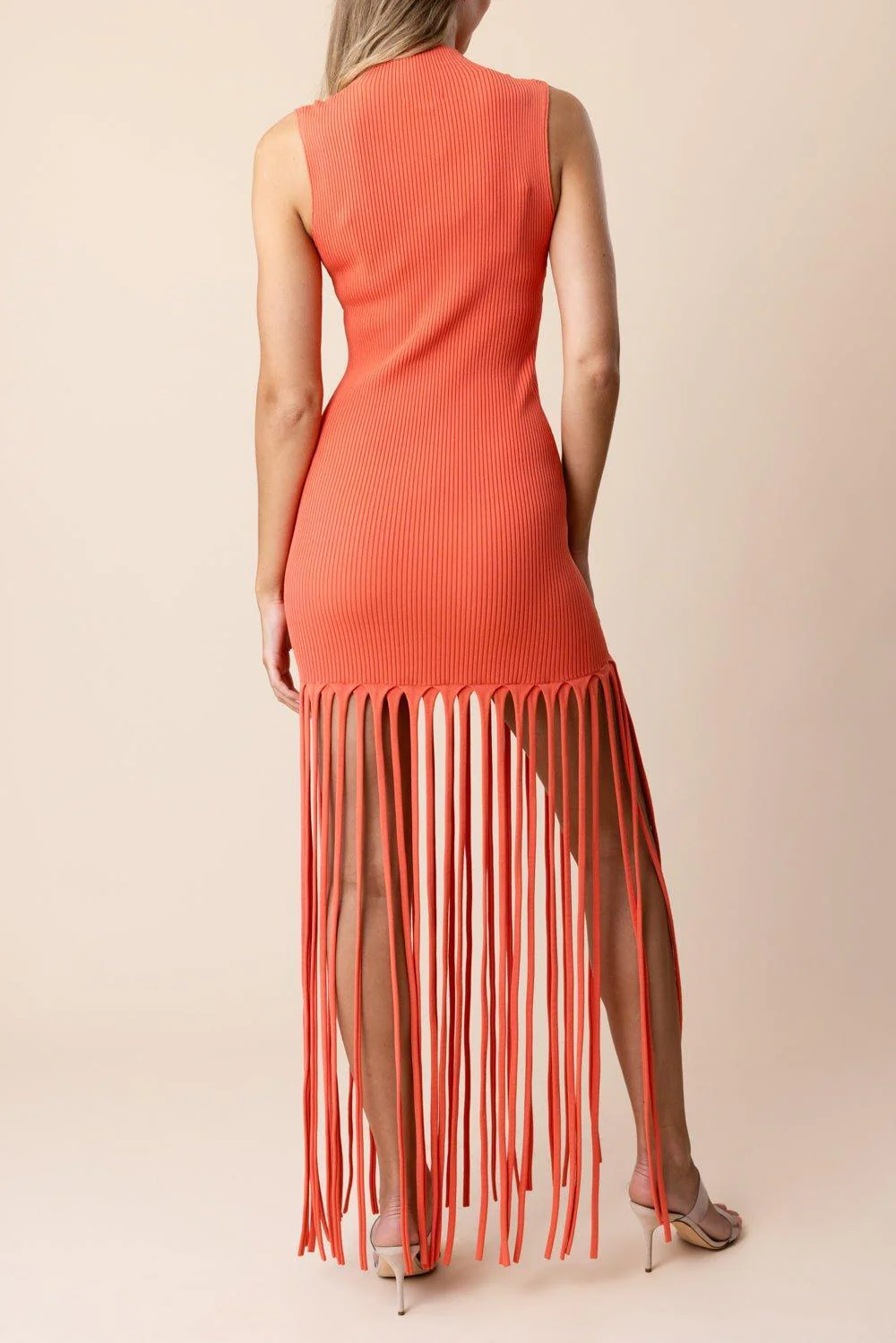 Ribbed Fringe Dress - Image 4