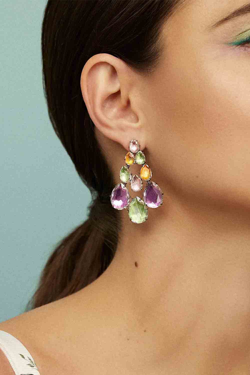 Caterina Chandelier Earrings - Image 2