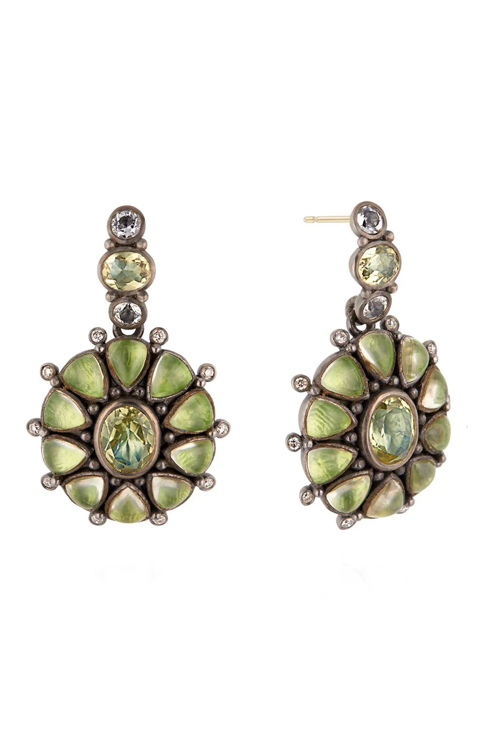 Luzia Princesa Cluster Drop Earrings
