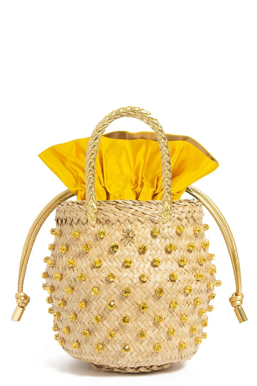 Nina Crystal Bag - Yellow