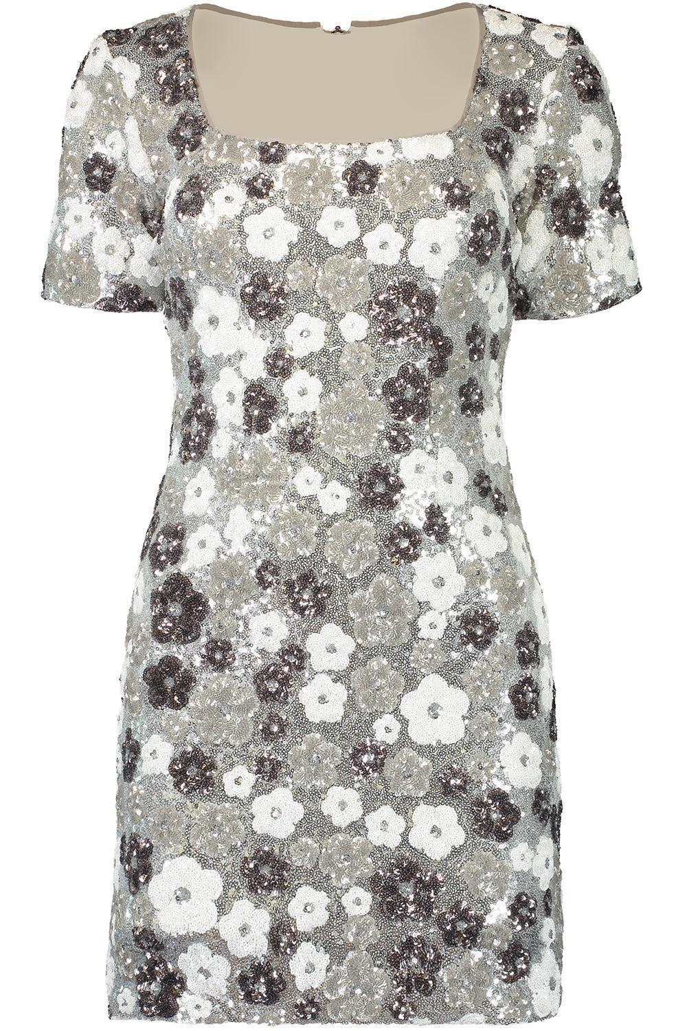 Winter Garden Shift Dress