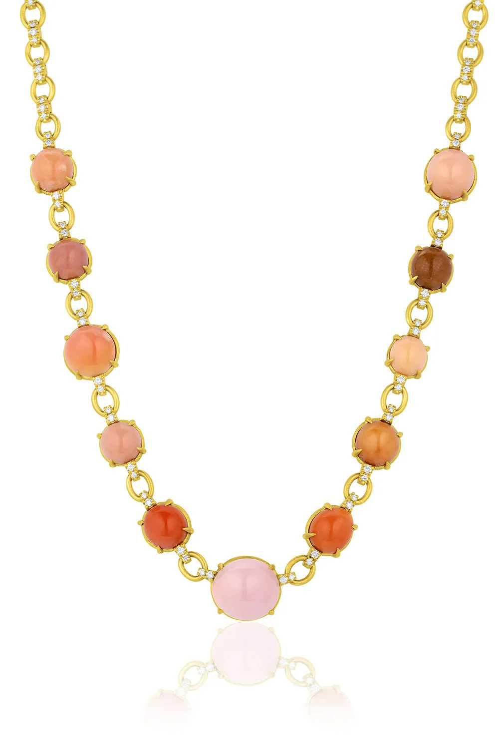 Diamond Chain Conch Pearl Necklace - Image 6