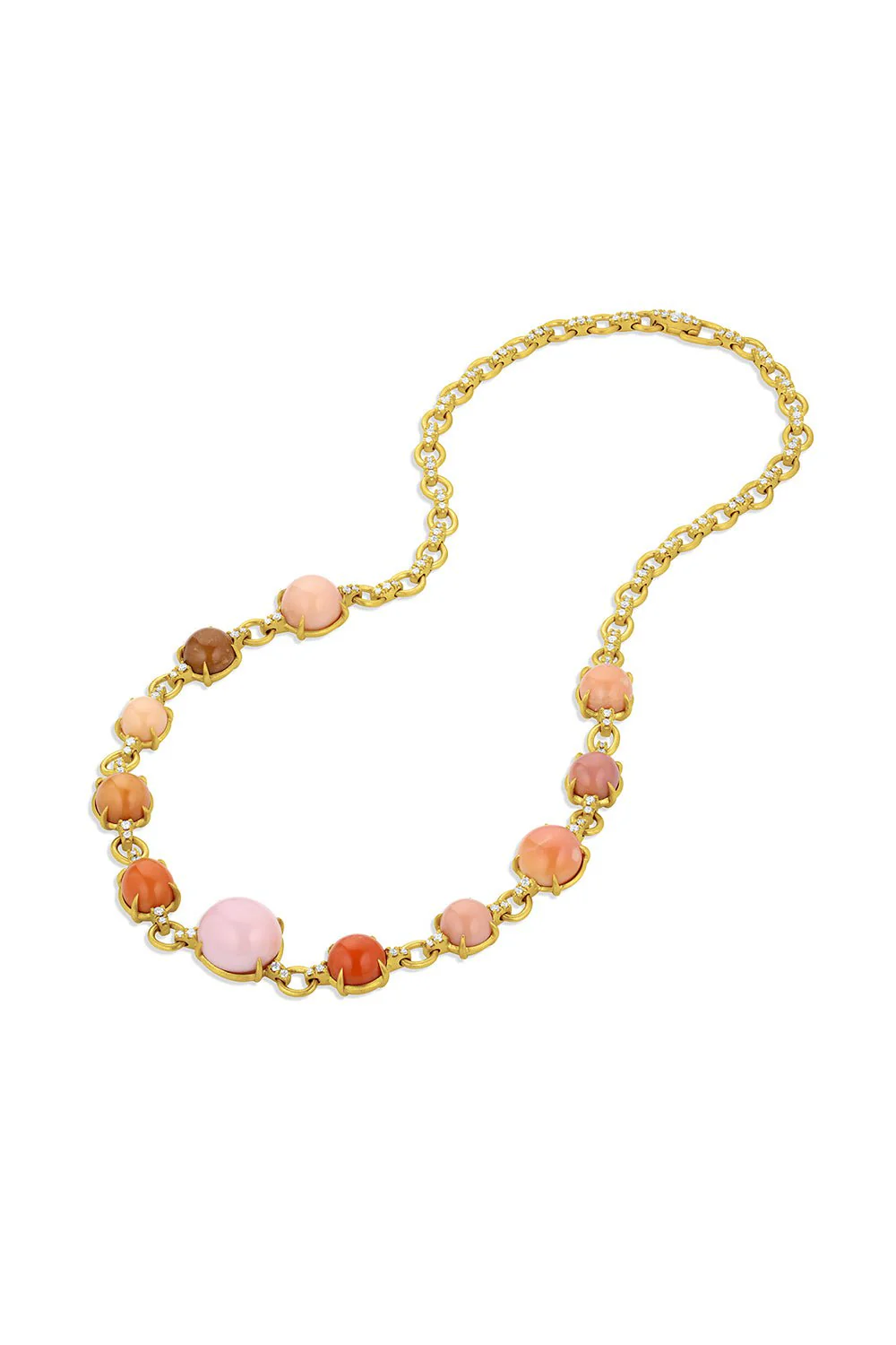 Diamond Chain Conch Pearl Necklace - Image 7