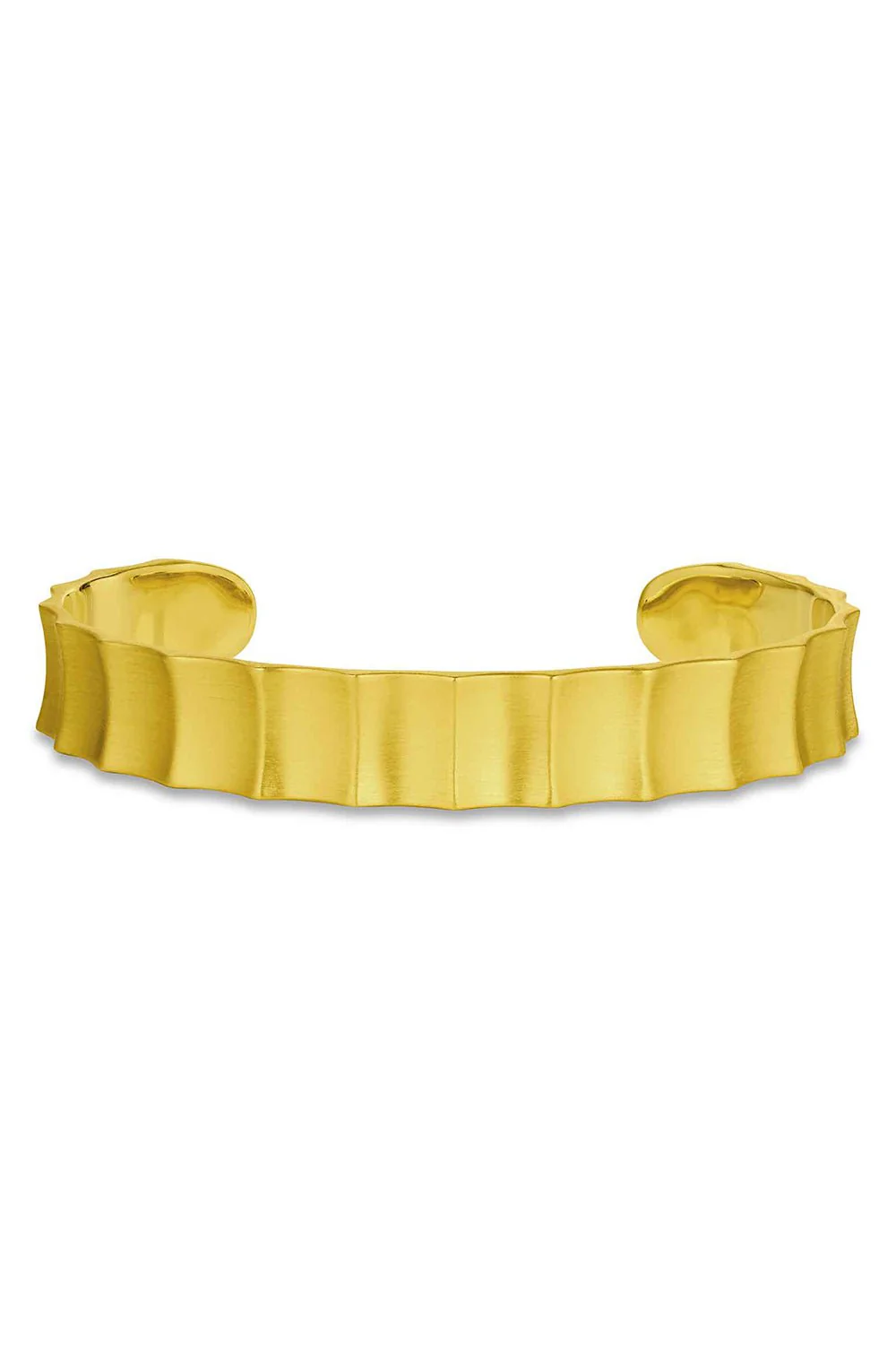 Diamond Horizontal Wave Cuff Bracelet
