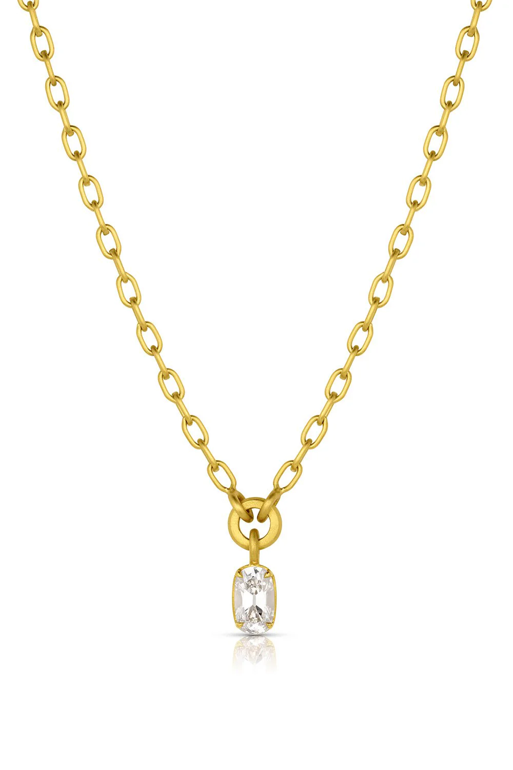 Diamond Oval Necklace