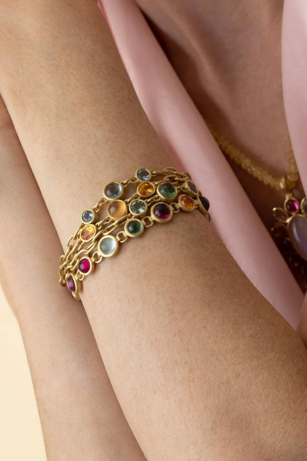 Aquamarine Chain Gem Bracelet - Image 6