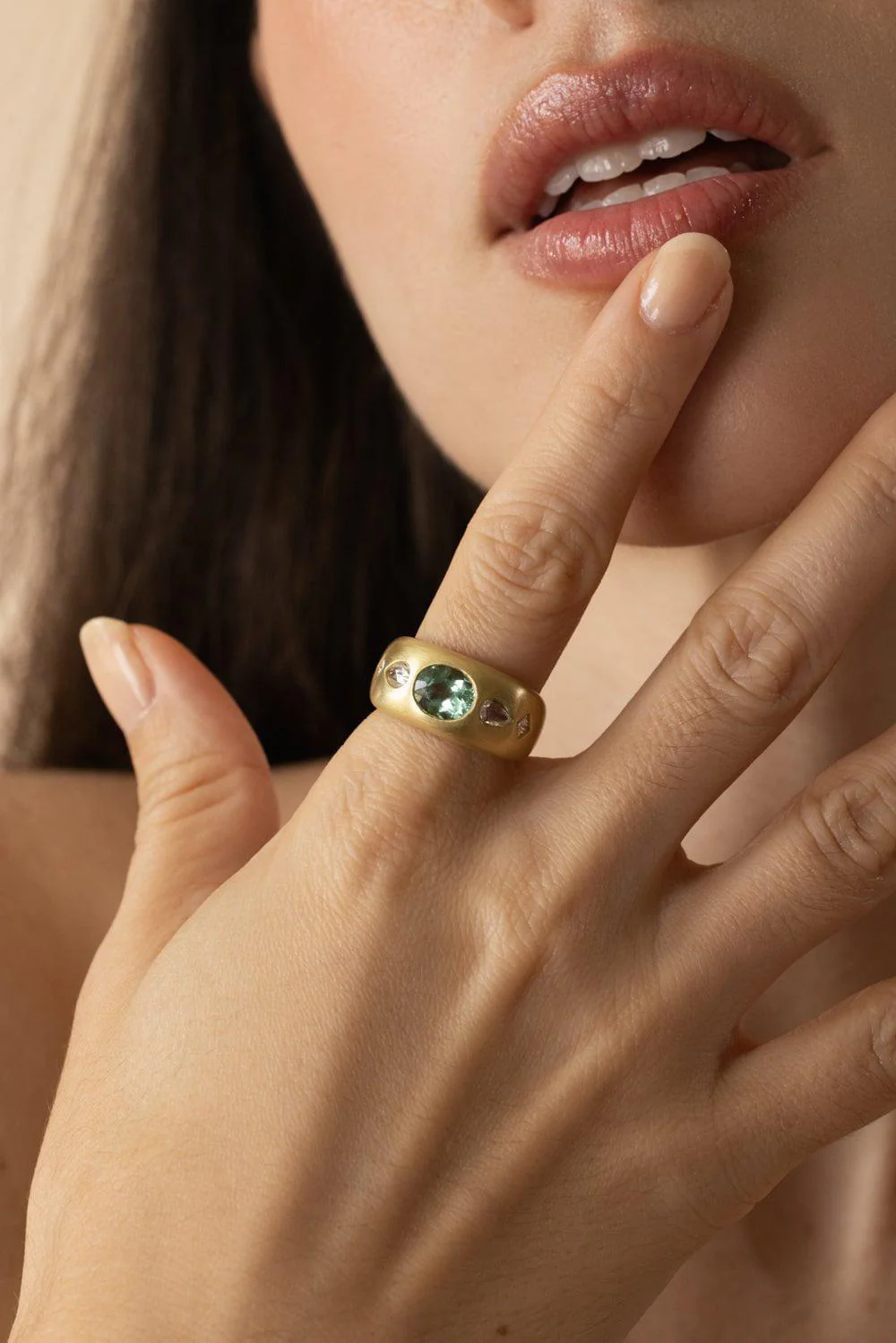Green Tourmaline Tilly Ring - Image 3