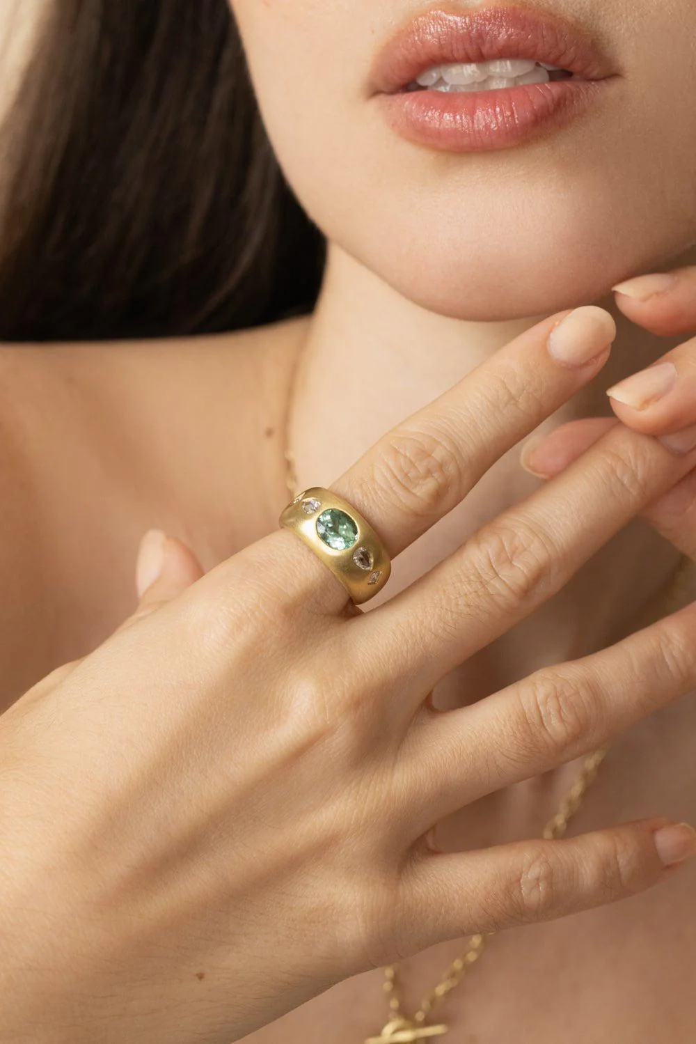 Green Tourmaline Tilly Ring - Image 4
