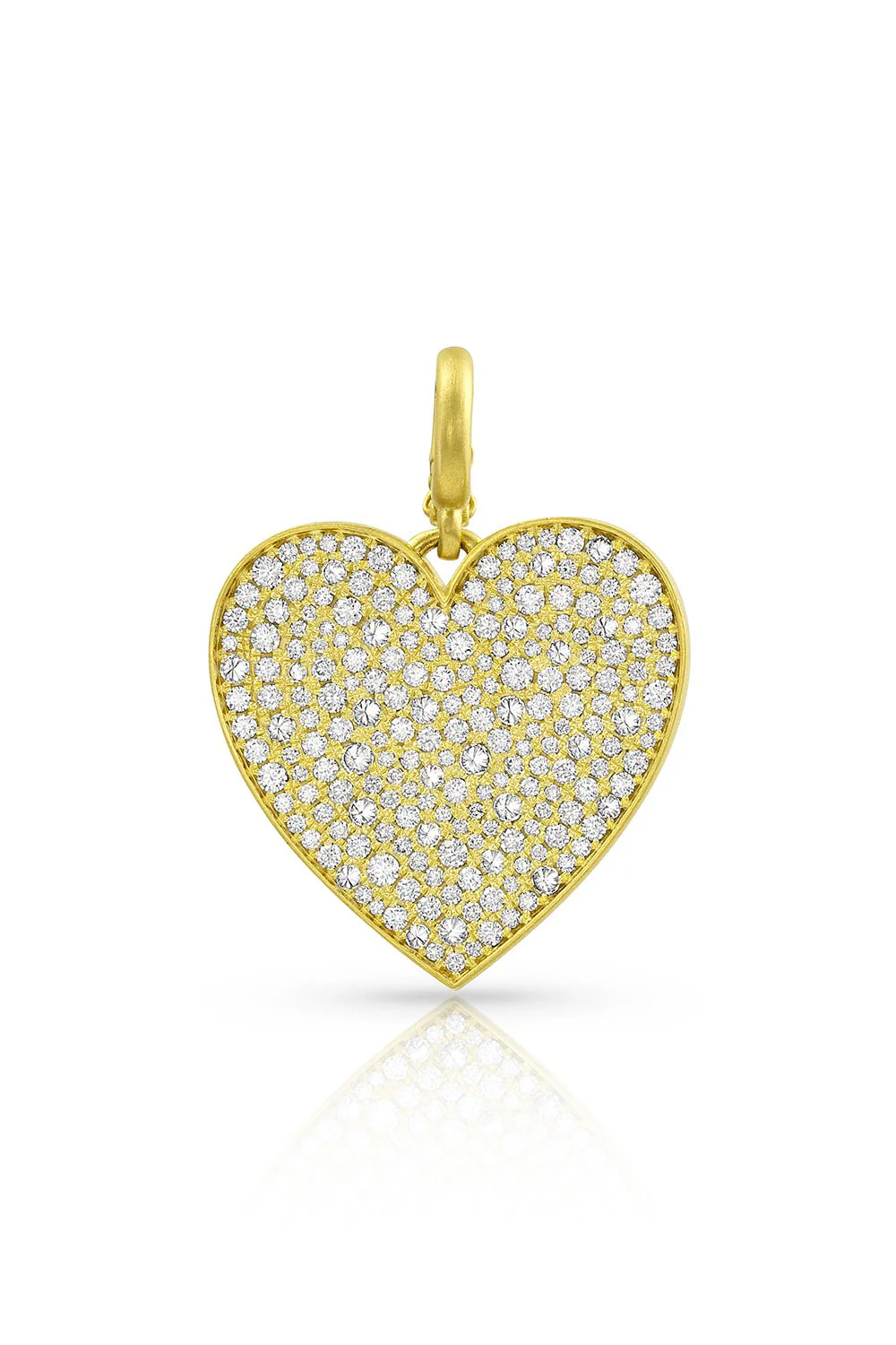 Large Diamond Heart Pendant