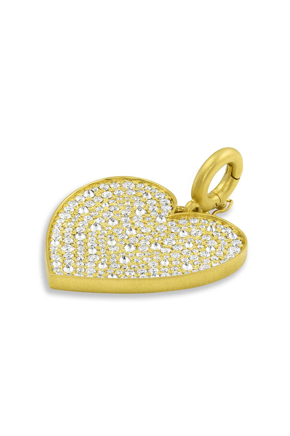 Large Diamond Heart Pendant - Image 6