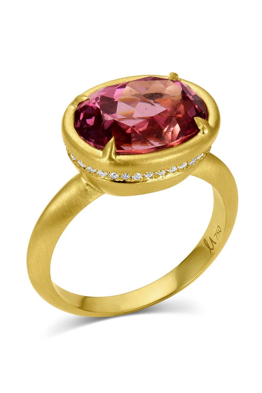 Lotus Garnet Bijou Ring