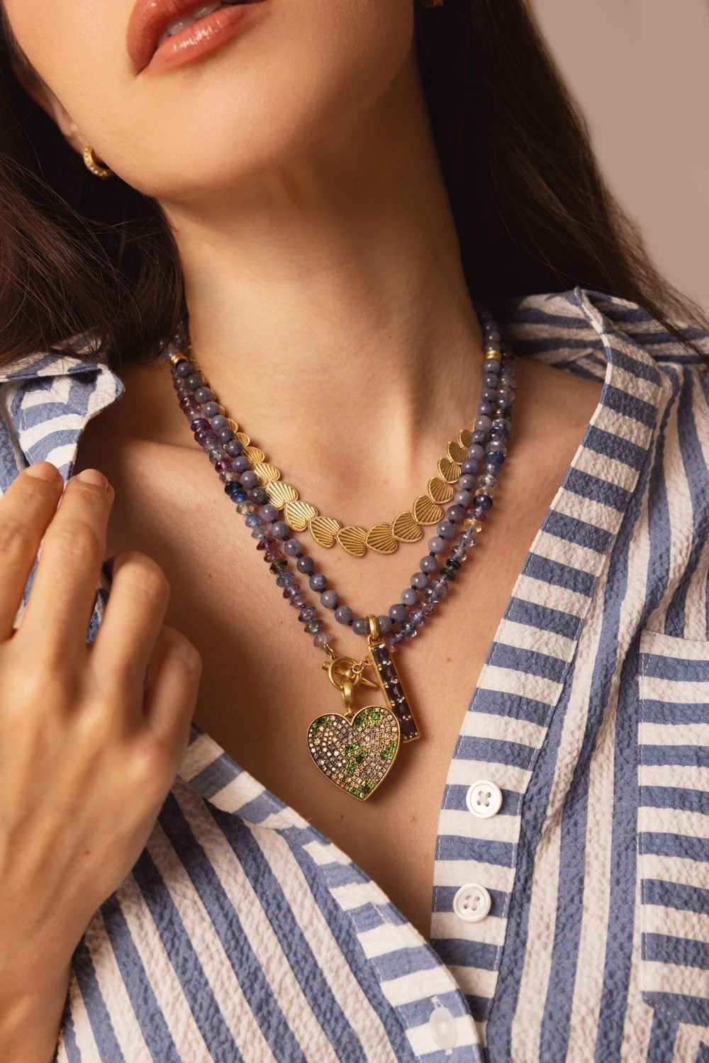 Medium Camo Heart Pendant - Image 2