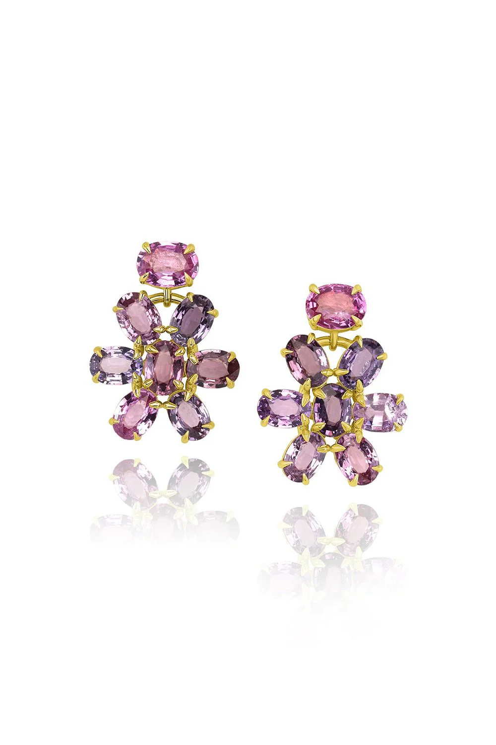Pink Sapphire Celebration Earrings