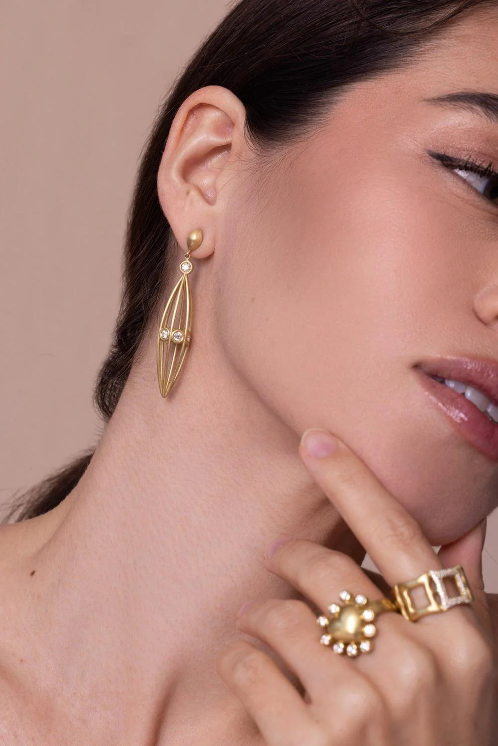 Ulaini Marquise Earrings - Image 2