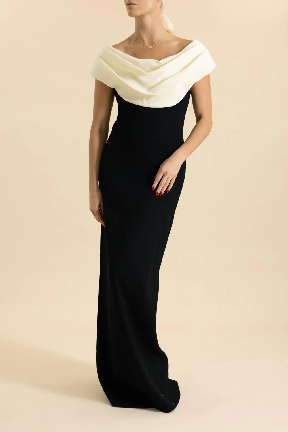 Crowl Neck Gown - Image 2