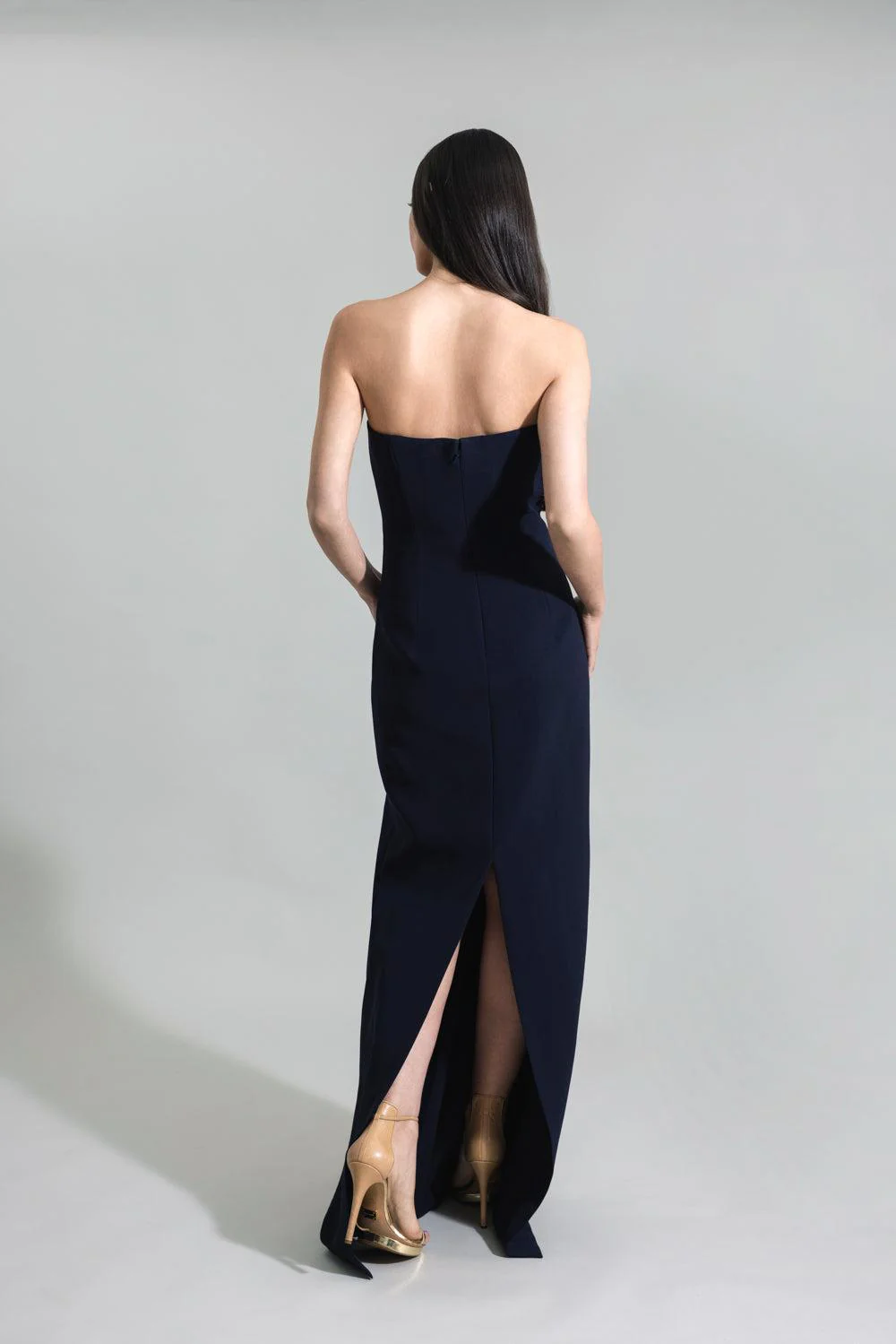 Floral Cord Embroidered Fluid Gown - Image 4