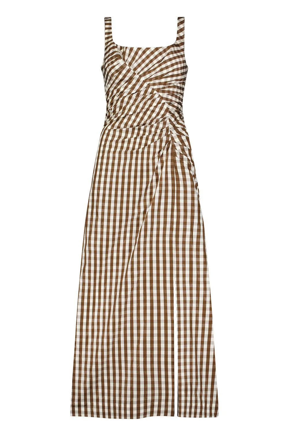 Ruched Square Neck Sheath Dress