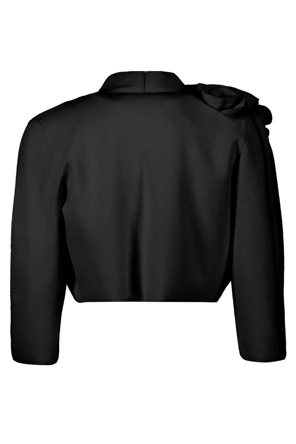 Ruffle Bolero - Black - Image 5
