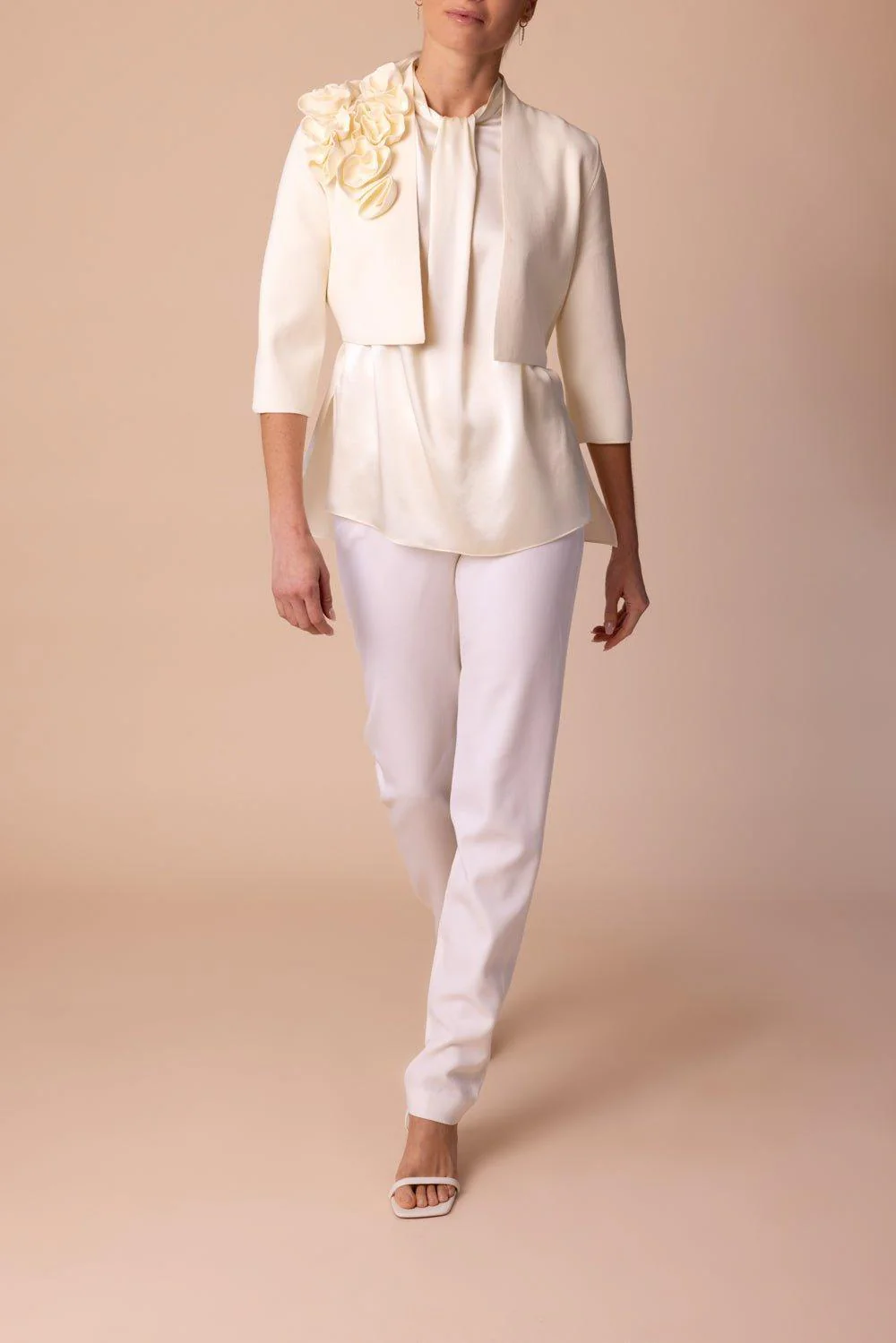 Ruffle Bolero - Ivory - Image 3