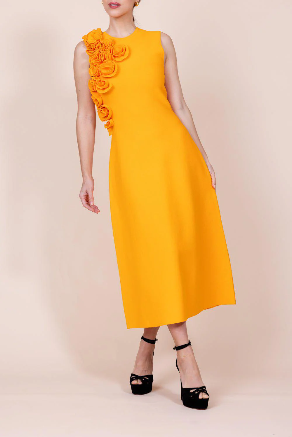 Ruffle Midi Dress - Image 2
