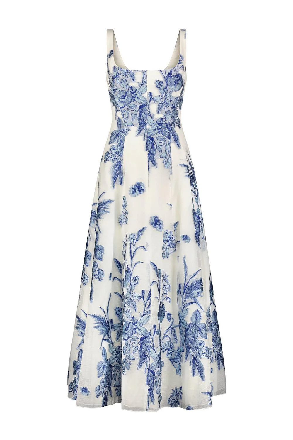 Seam Detail Scoop Neck Dress