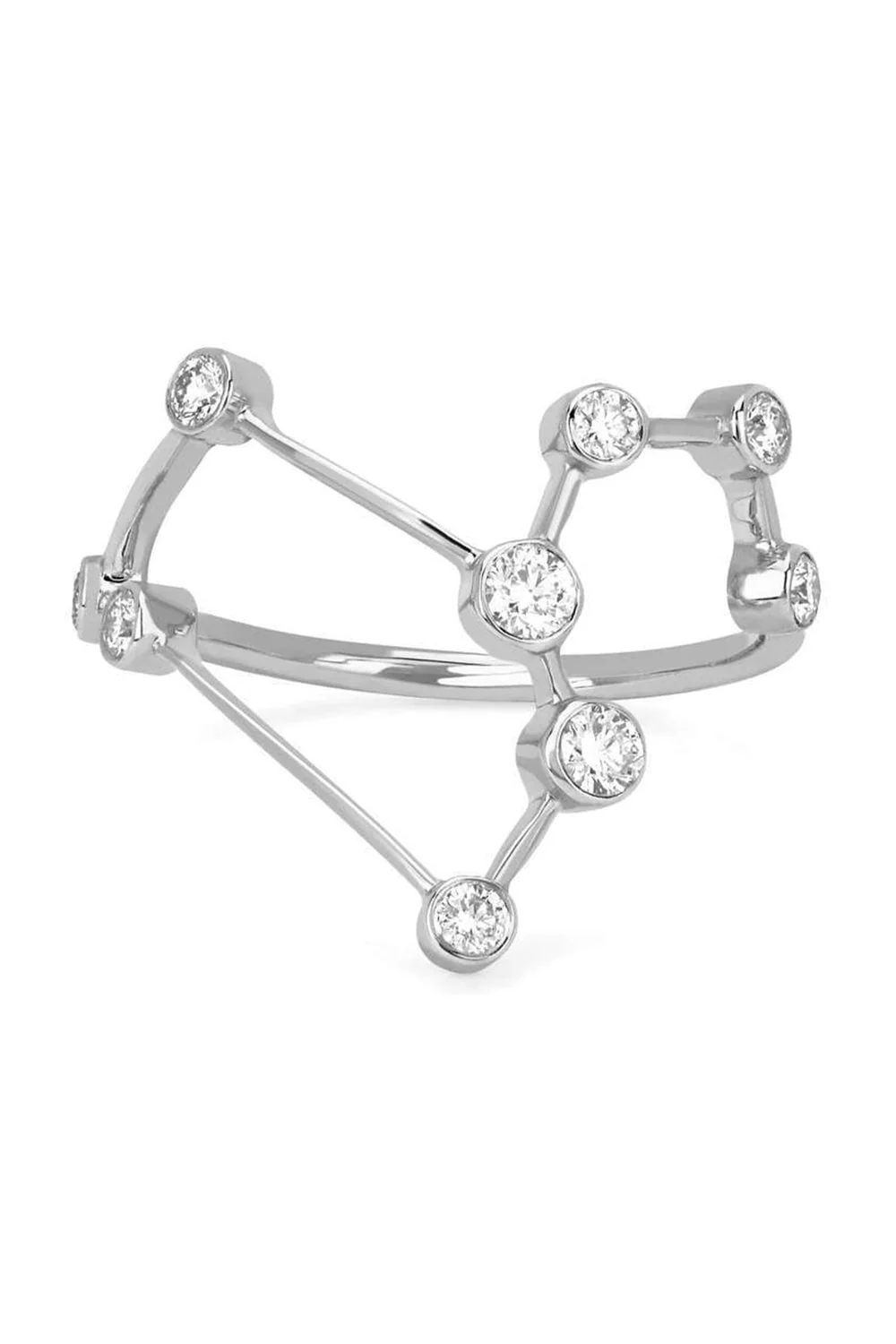 Diamond Leo Constellation Ring - Image 5