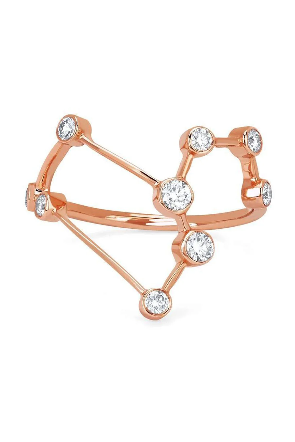 Diamond Leo Constellation Ring - Image 6