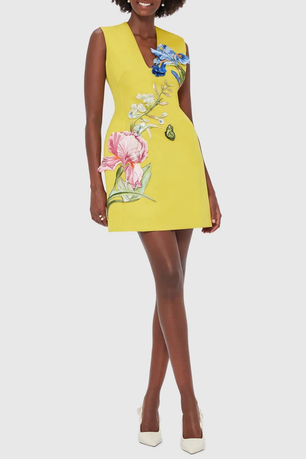 Briana Dress - Mustard - Image 4