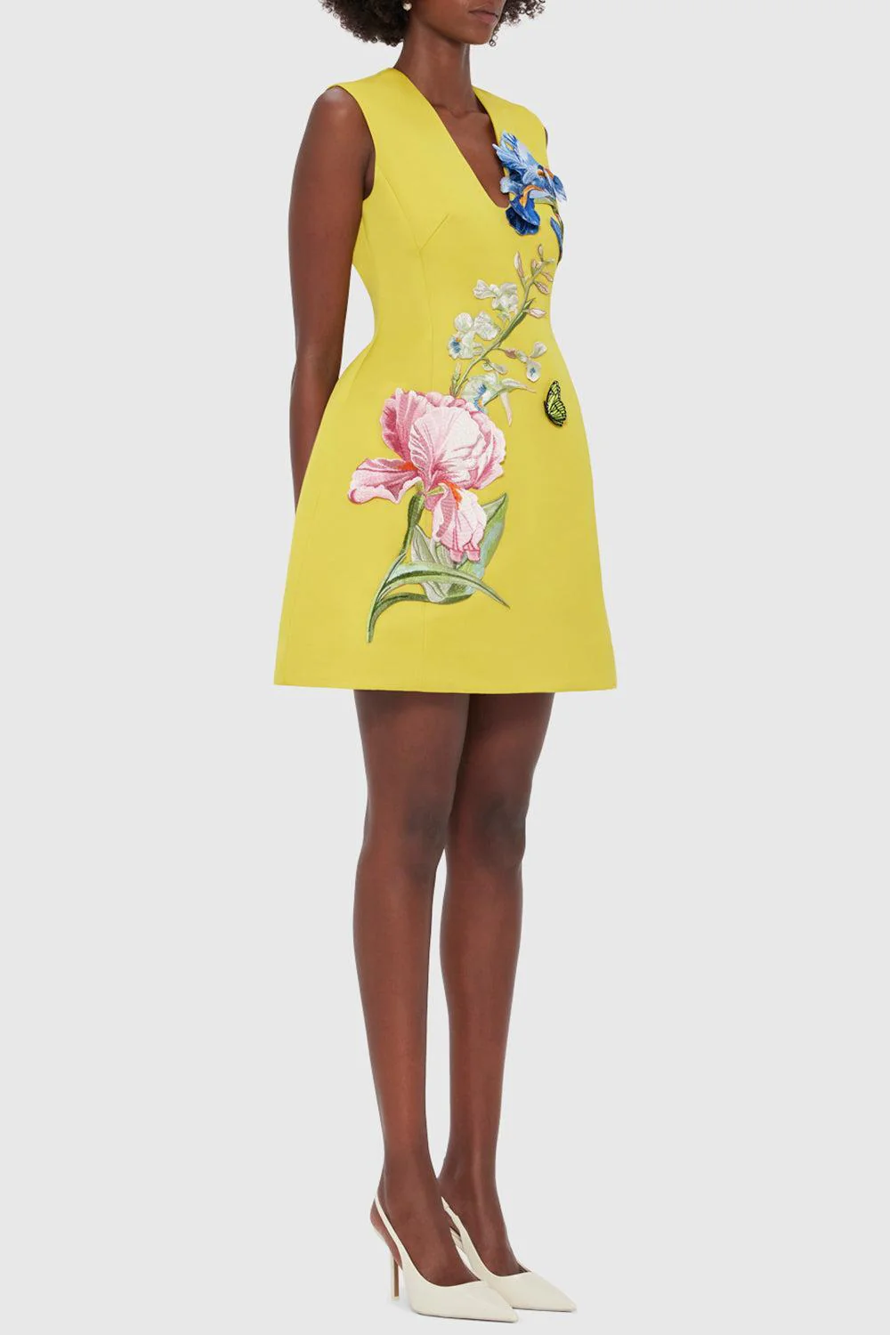 Briana Dress - Mustard - Image 7