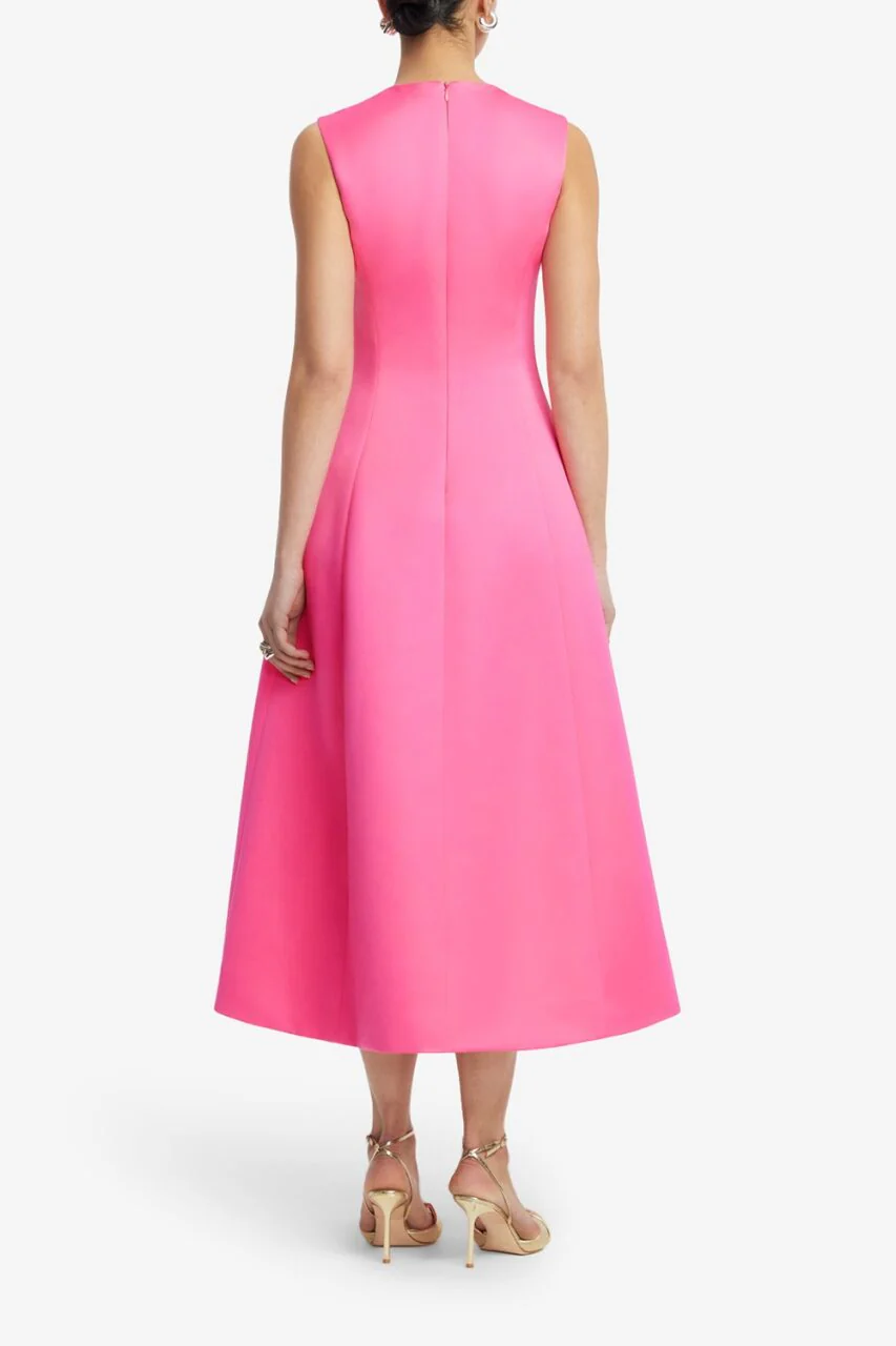 Cleo Dress - Fuschia Peony - Image 5