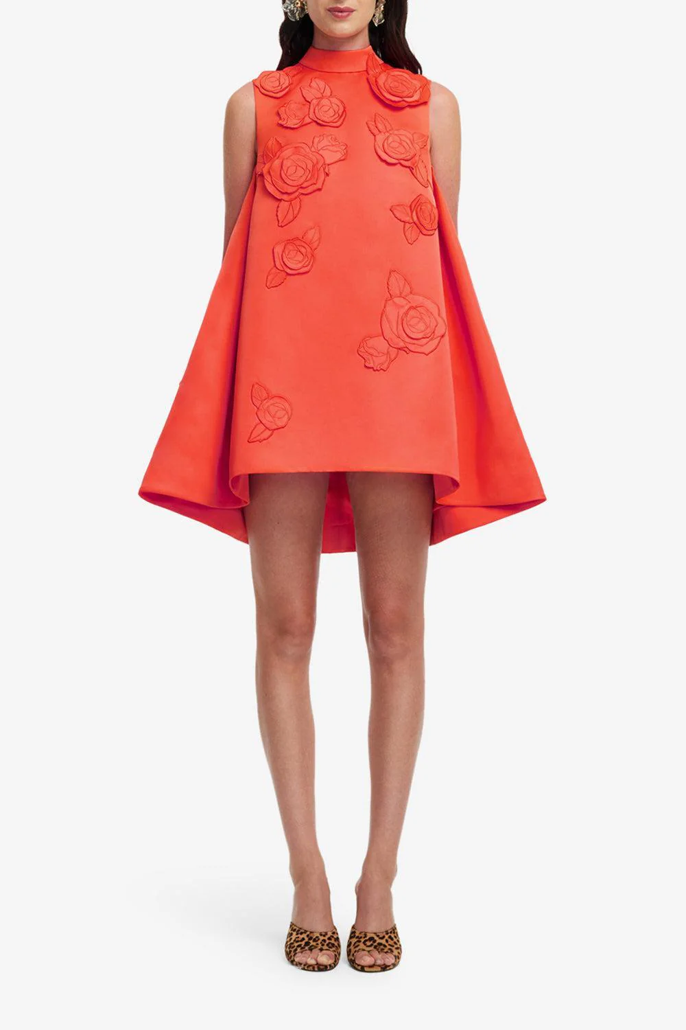 Fallon Applique Floral Mini Dress - Image 4