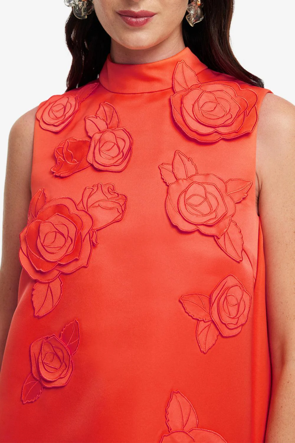 Fallon Applique Floral Mini Dress - Image 7