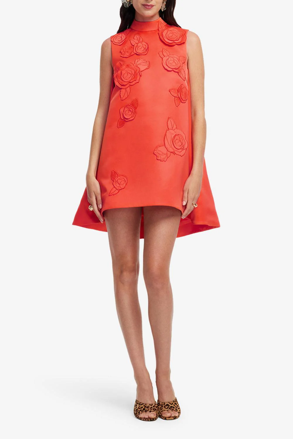Fallon Applique Floral Mini Dress - Image 8