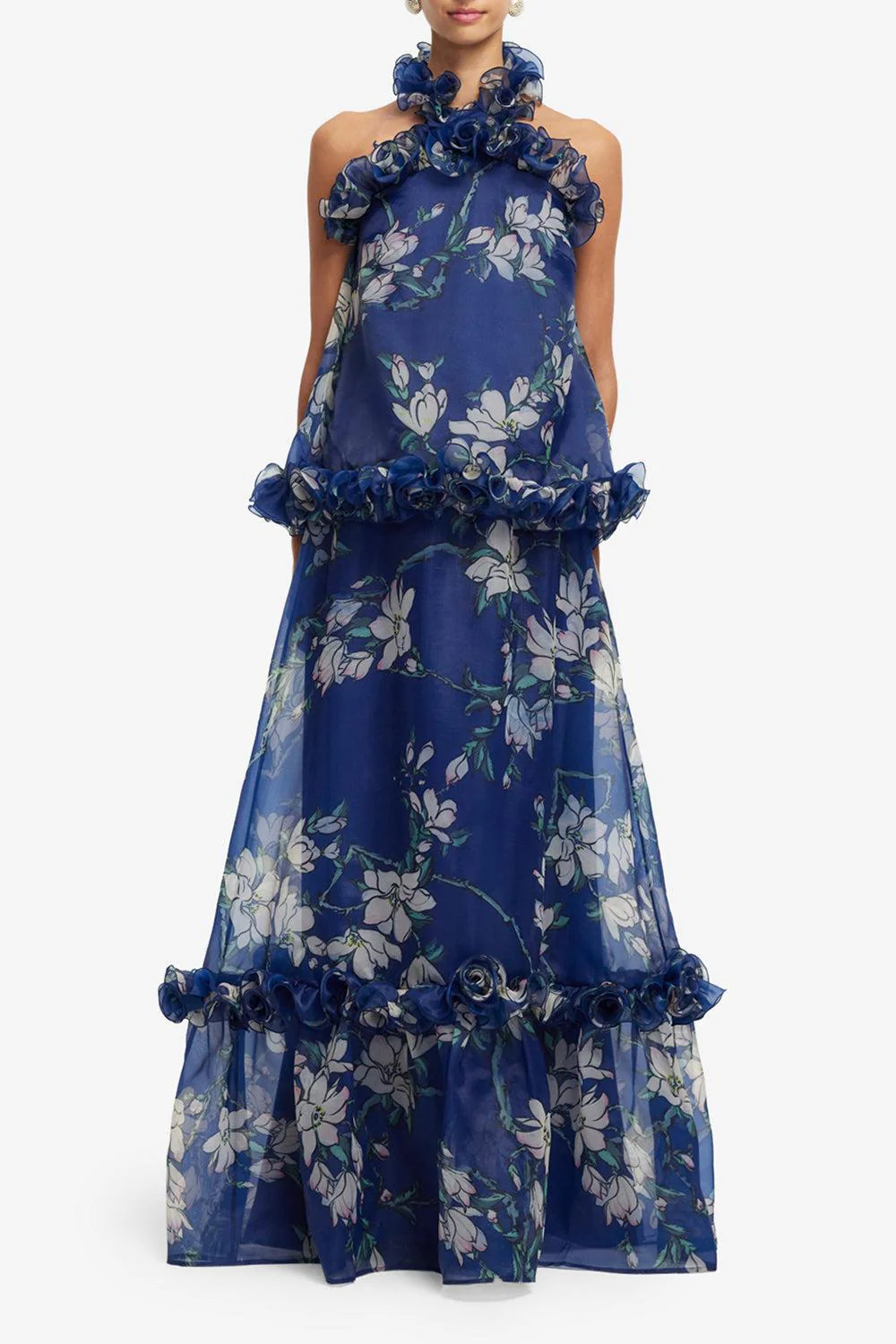 Michelle Ruffled Halterneck Top - Image 4