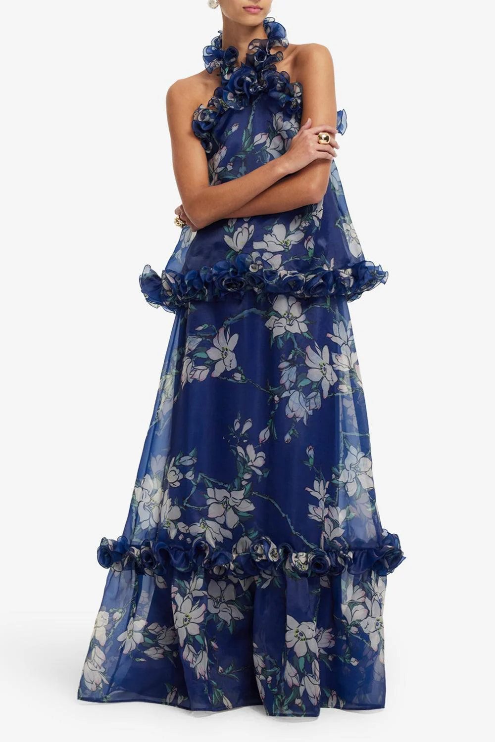 Michelle Ruffled Halterneck Top - Image 6