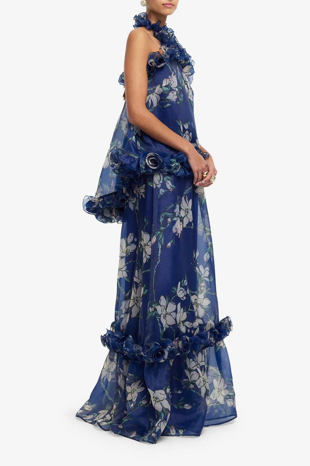Michelle Ruffled Halterneck Top - Image 7