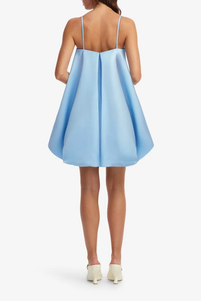 Patsy Mini Dress - Pastel Blue - Image 6