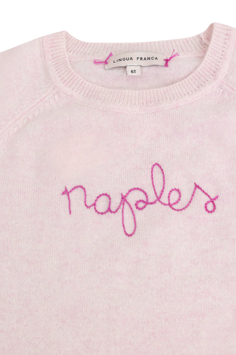 Kids Naples Crewneck - Marled Blush - Image 2
