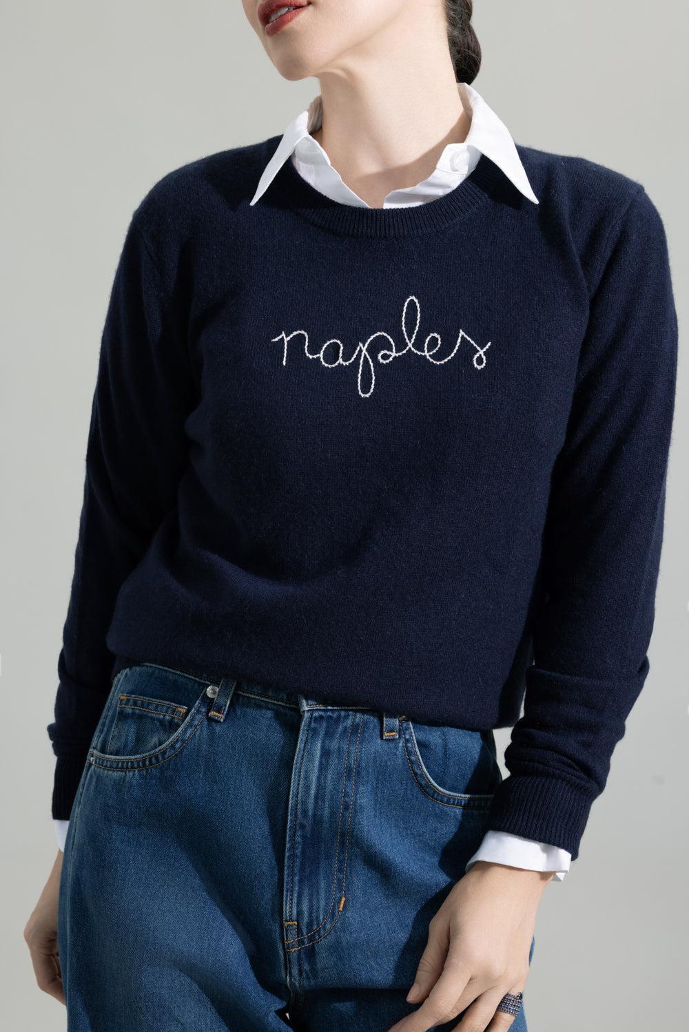 Naples Crewneck - Navy - Image 2