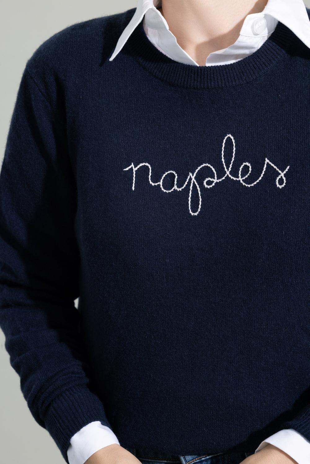 Naples Crewneck - Navy - Image 3