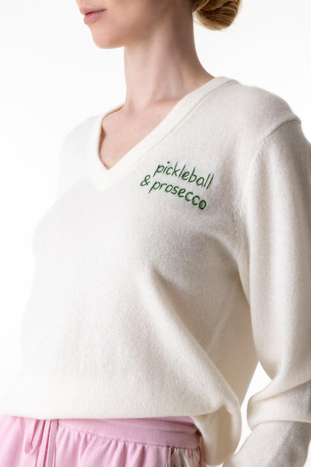 Pickleball And Prosecco Crewneck - Image 2