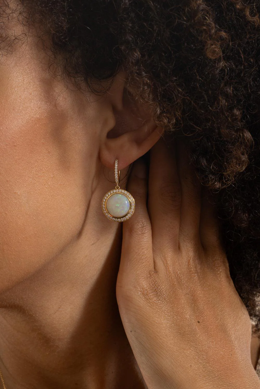 Australian Opal Drop Earrings - Image 3