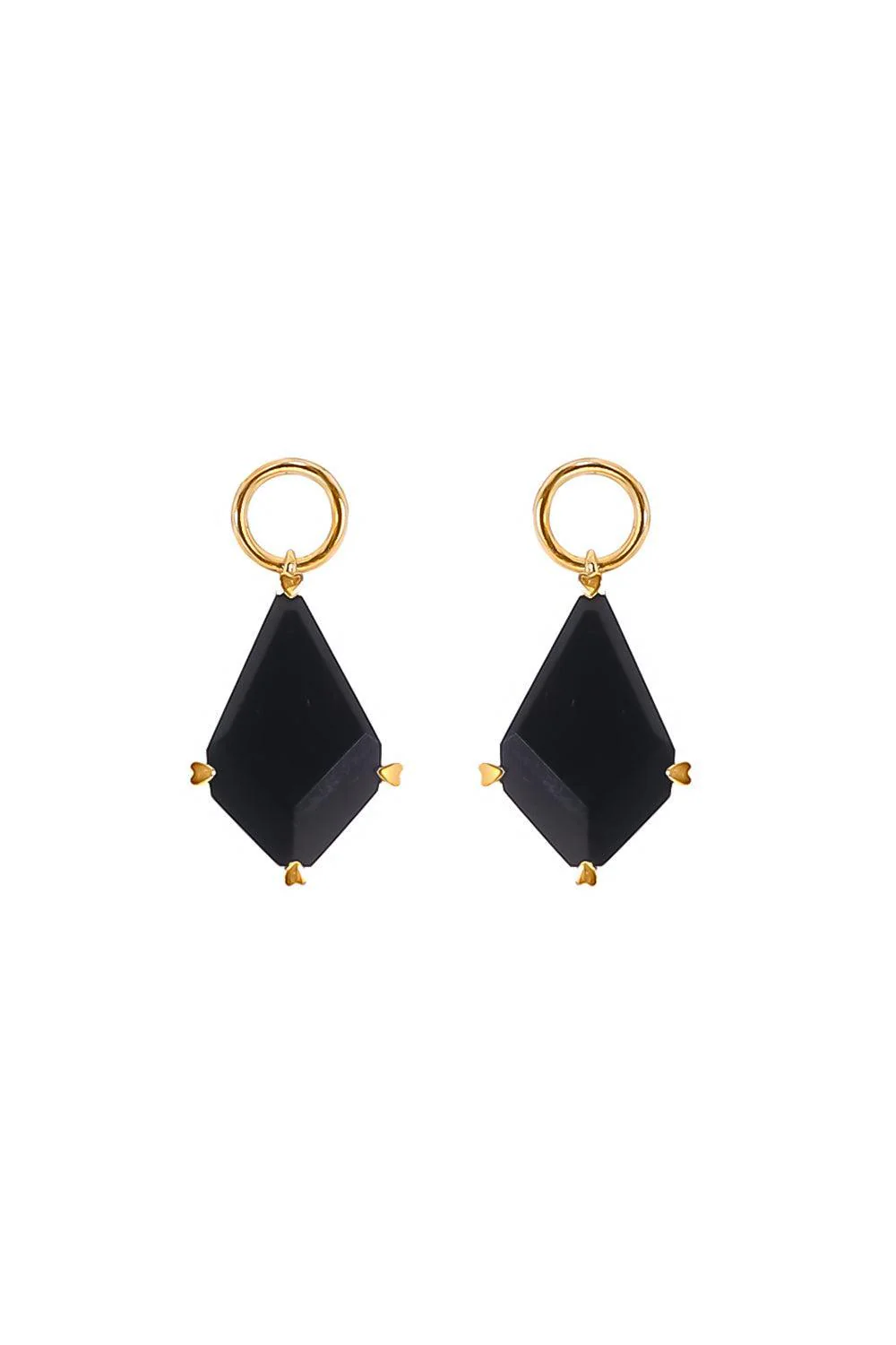 Black Onyx Earring Charms