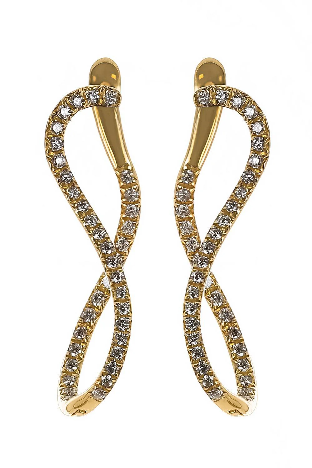 Diamond Inifity Earrings