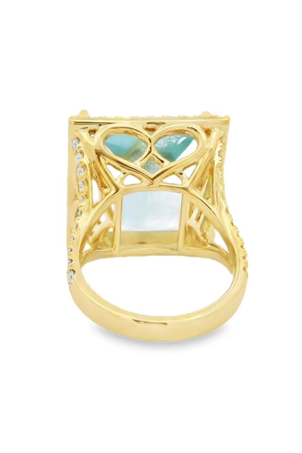 Mirror Cut Green Beryl Ring - Image 6