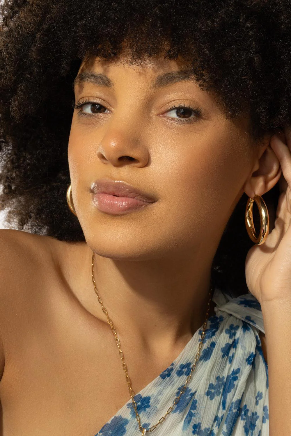Round Hoop Earrings - Image 3