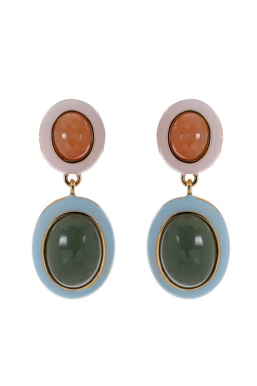 Aventurine Papaya Earrings