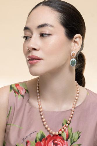 Aventurine Papaya Earrings - Image 4