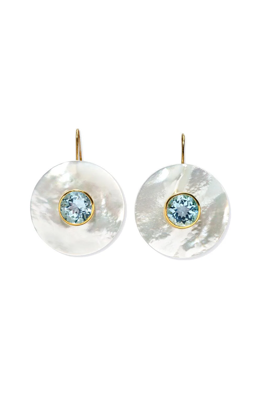 Blue Topaz Taj Earrings