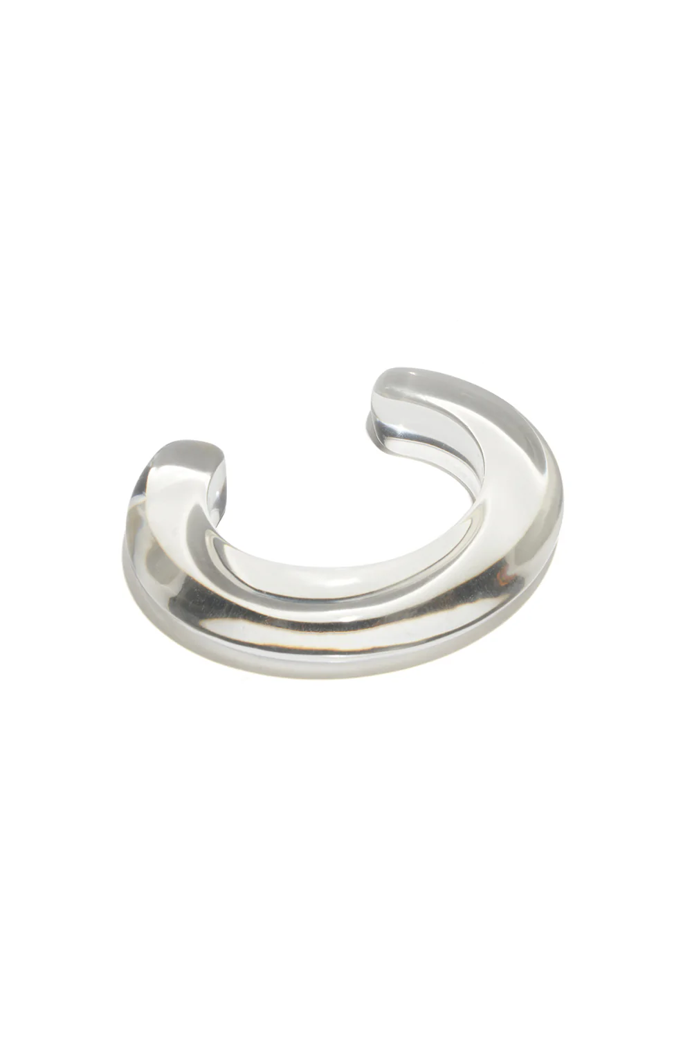 Clear Ridge Cuff Bracelet